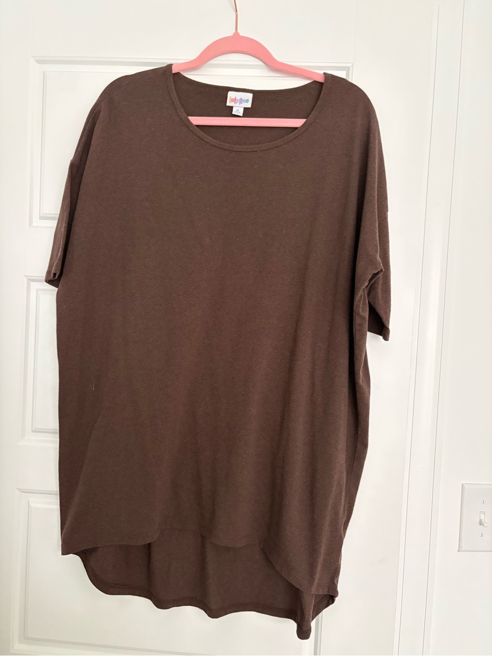 LuLaRoe Brown Relaxed Irma Women’s Top